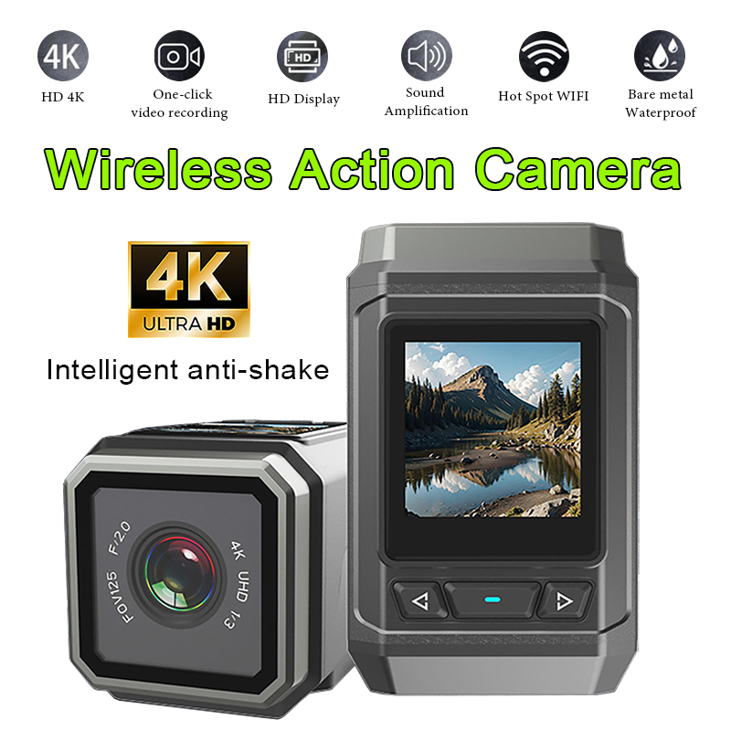 Garden Camera - HD 4K Action Camera Wireless Wi-Fi