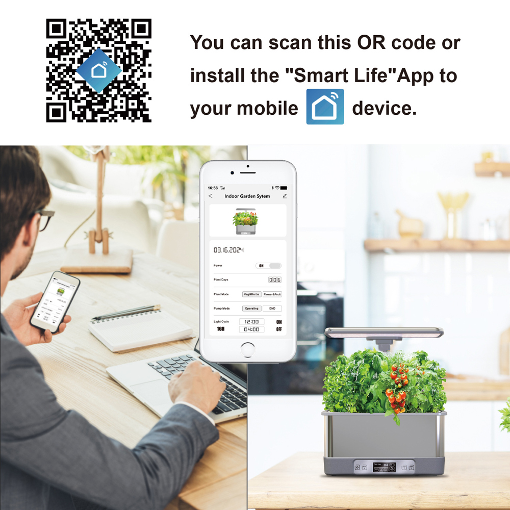 Tuya WiFi Indoor Garden Hydopo - Indoor Garden Kit ulasan dan harga