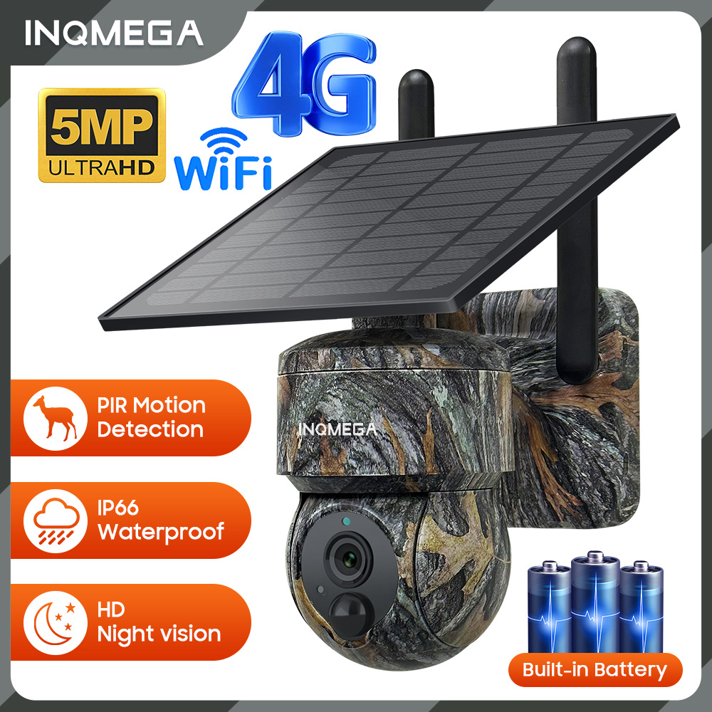 INQMEGA 5MP 4G / WIFI Solar Wi - Garden Camera ulasan dan harga