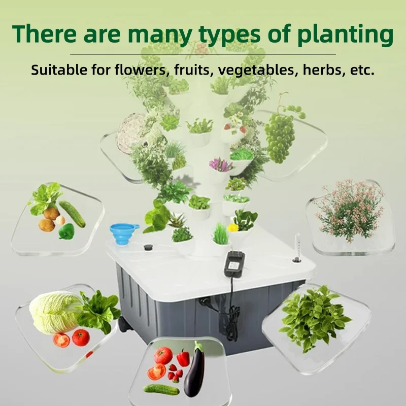 Hydroponic Planting Tower Inte - Hydroponic Tower ulasan dan harga