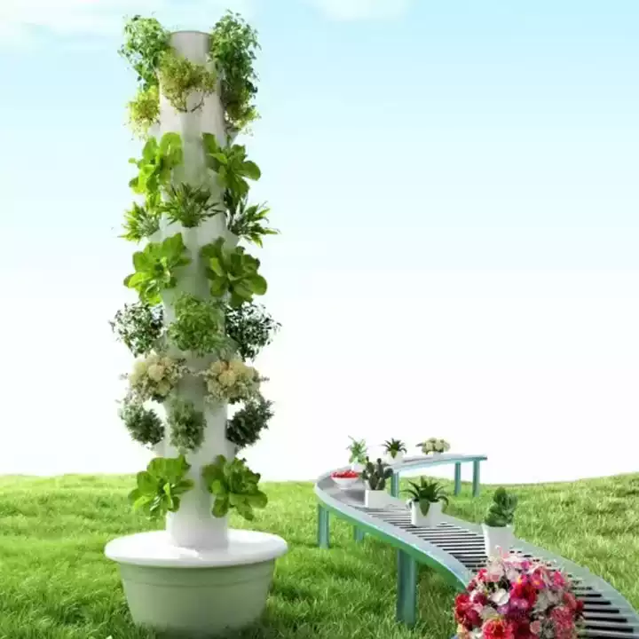 1pcs 5 7 9 Tiers,20 28 36 Hole - Hydroponic Tower ulasan dan harga