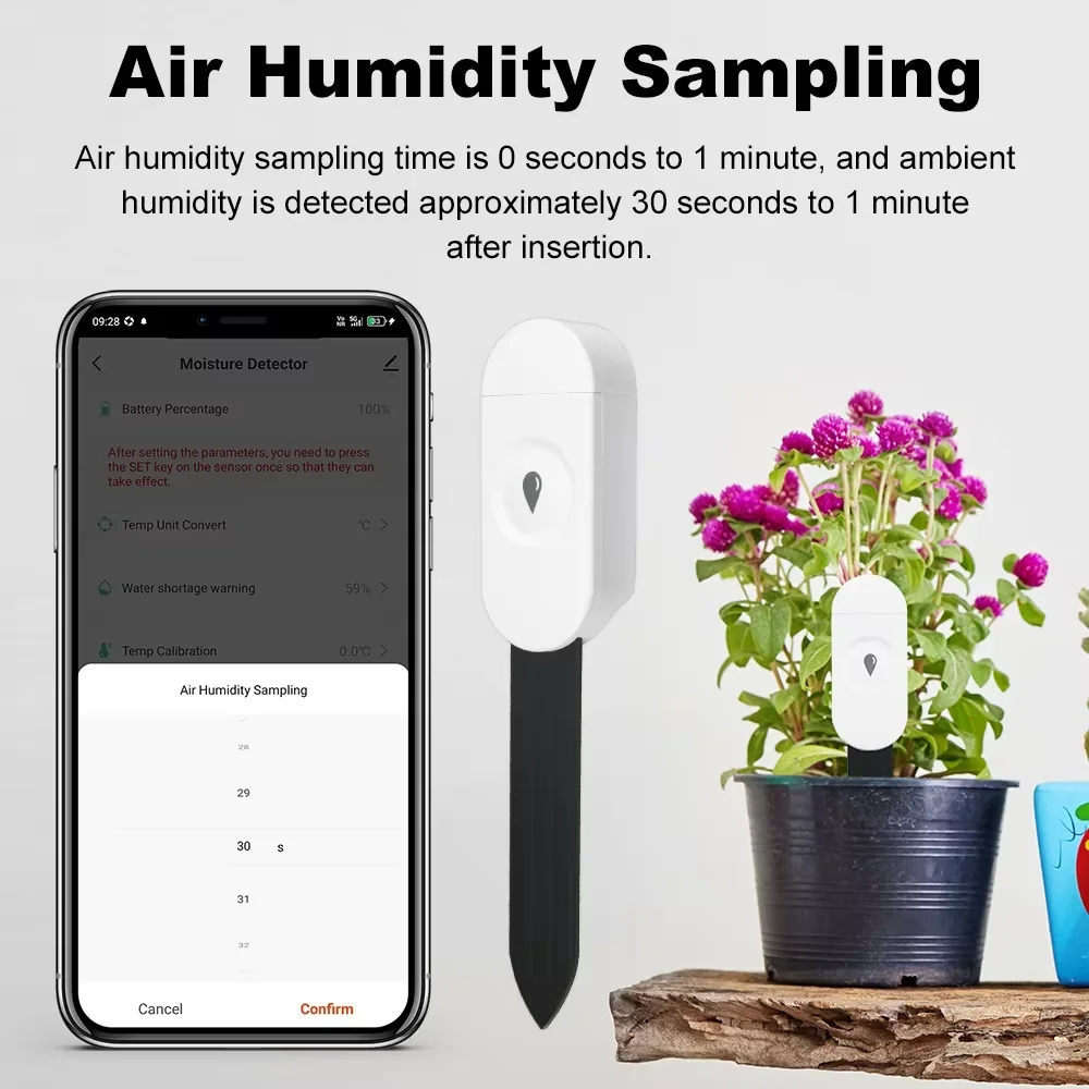 Zigbee Temperature Humidity Mo - Plant Monitor ulasan dan harga