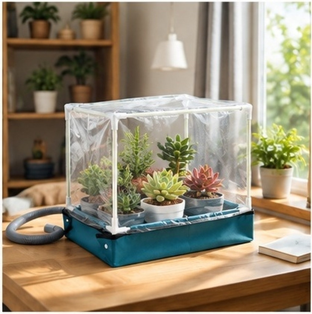 Mini Indoor Succulent Greenhou - Indoor Garden Kit ulasan dan harga